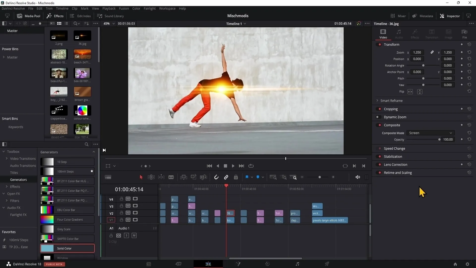 DaVinci Resolve: Kombinační režimy - Komplexní průvodce