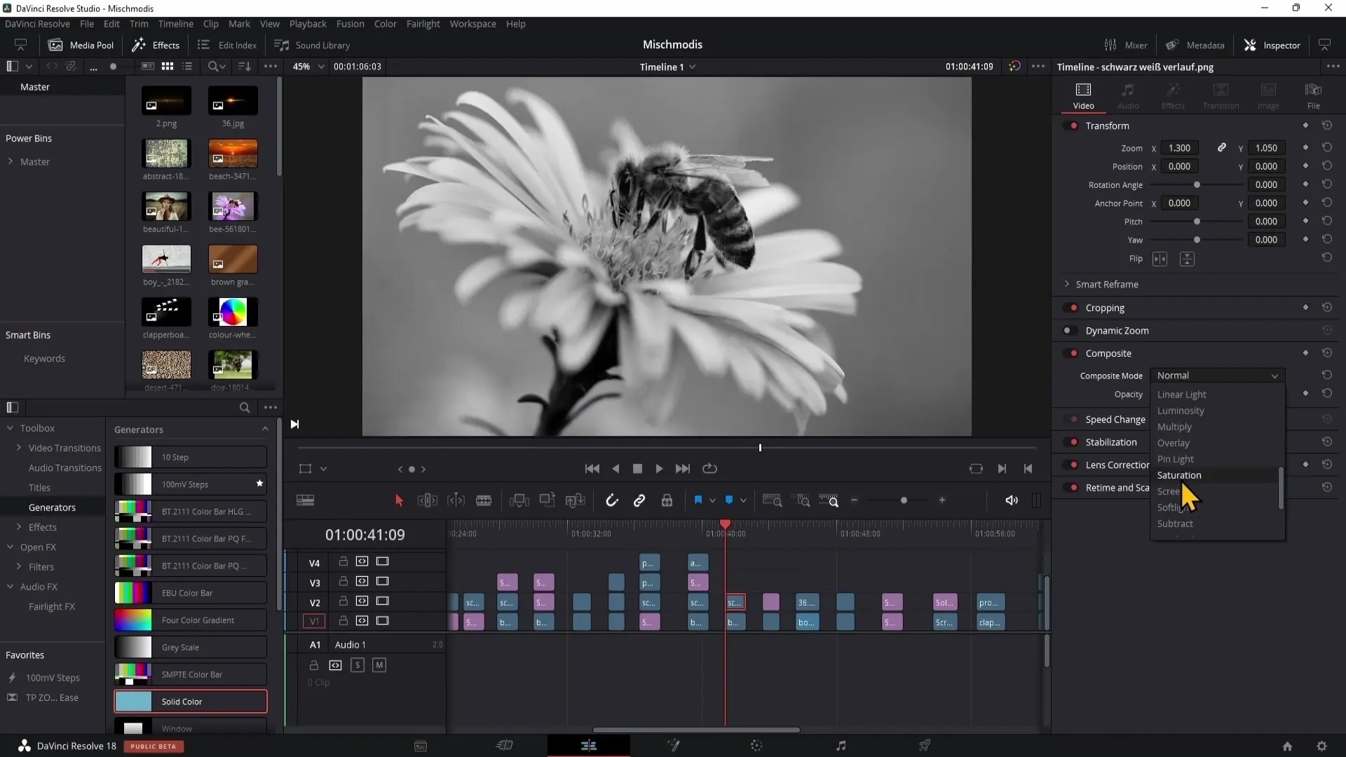 DaVinci Resolve: Composite Modes - Komplexní průvodce