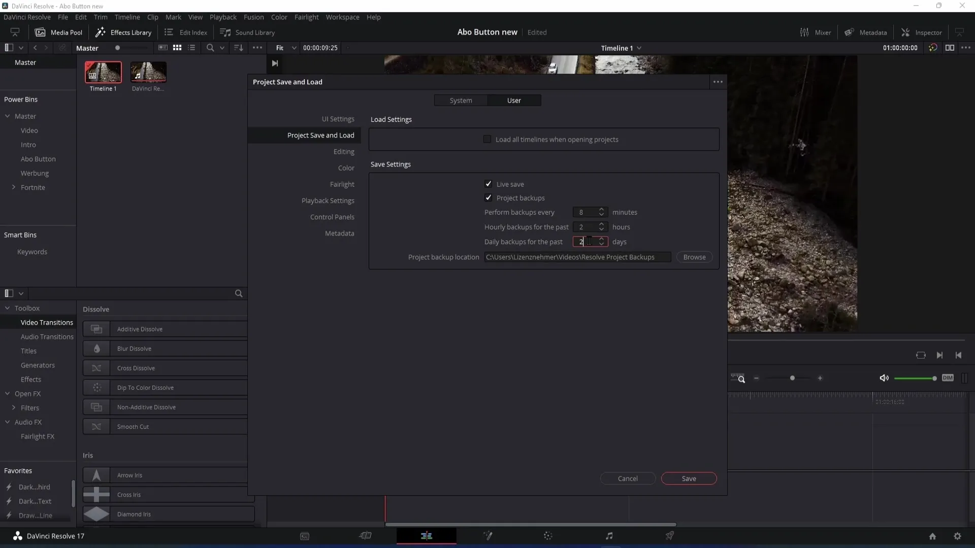 Zajisti své projekty v DaVinci Resolve – Tak to funguje