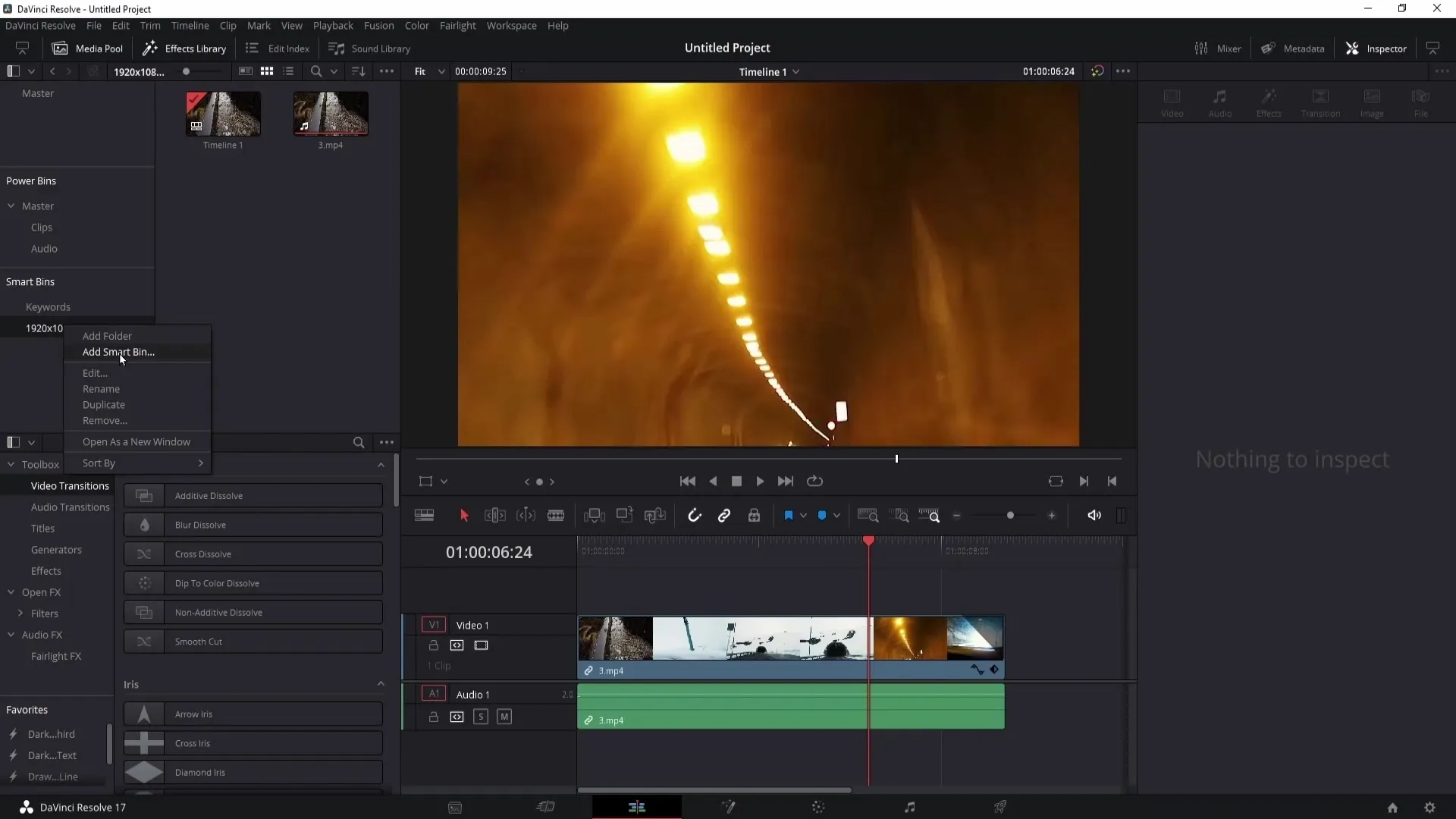 Efektivní využití Power Bins a Smart Bins v programu DaVinci Resolve