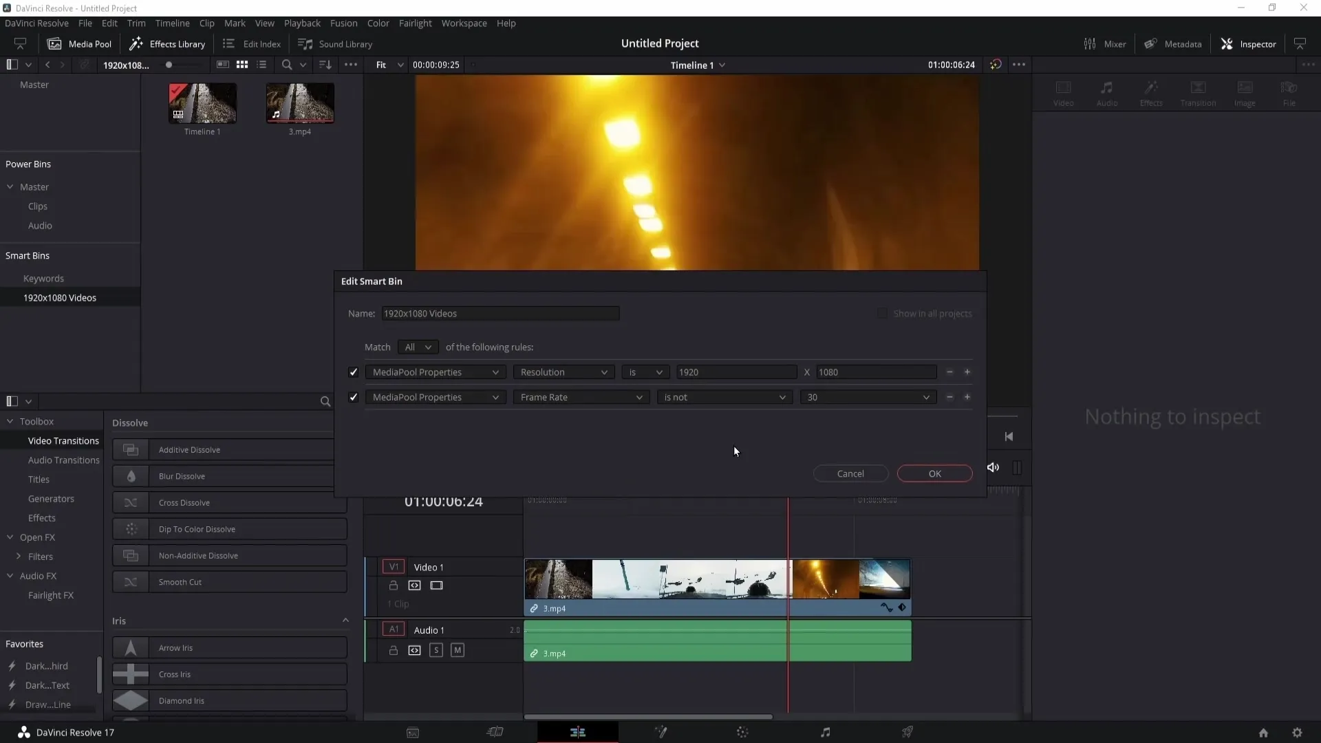 Efektivní využití Power Bins a Smart Bins v programu DaVinci Resolve