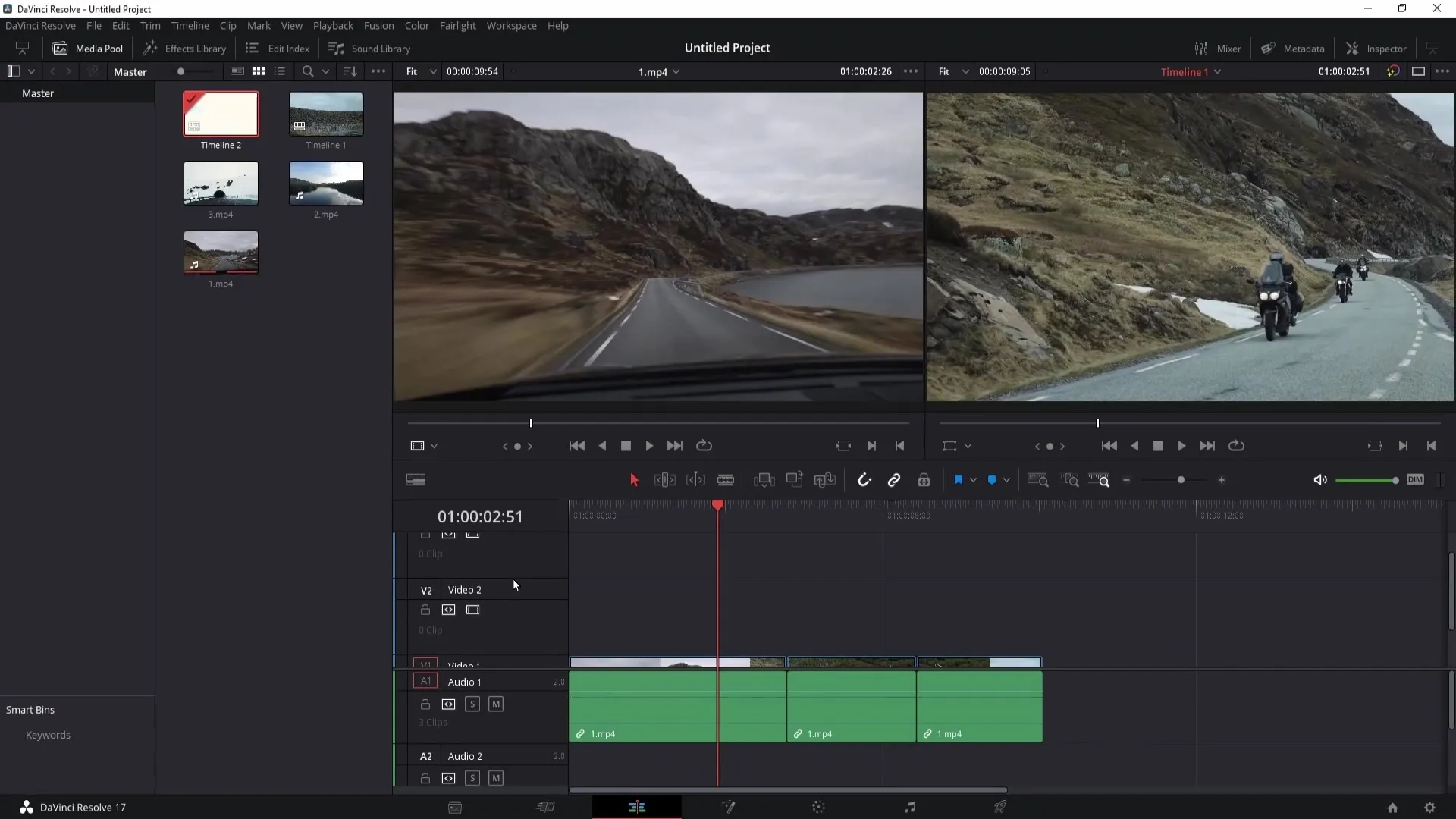 Efektivní využití časové osy v programu DaVinci Resolve