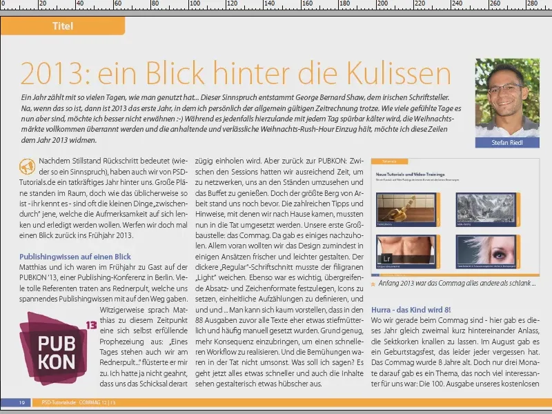 Uso de ayudas visuales en InDesign