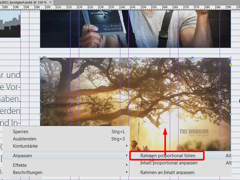 Uso de ayudas visuales en InDesign