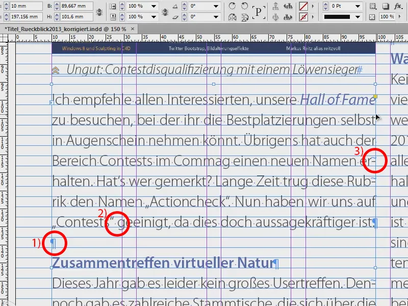Uso de ayudas visuales en InDesign