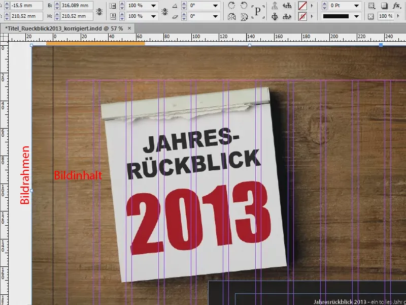 Uso de ayudas visuales en InDesign