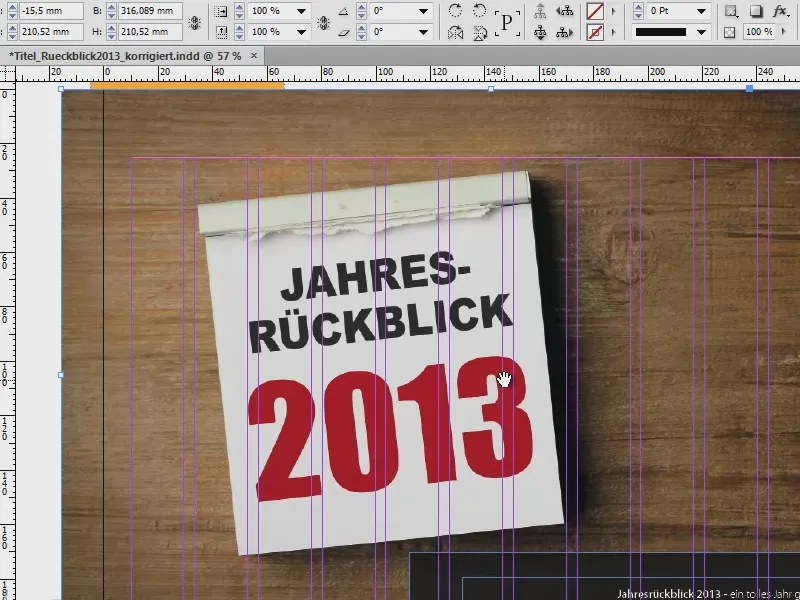 Uso de ayudas visuales en InDesign