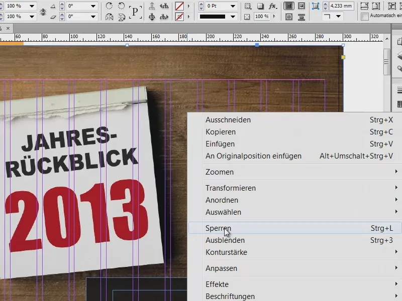 Uso de ayudas visuales en InDesign