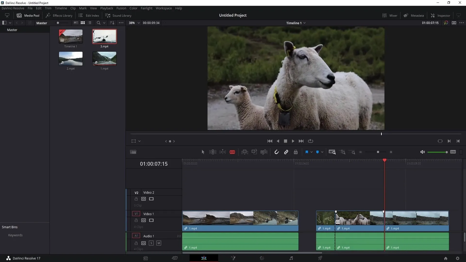 Podrobný návod k nástrojům Edit Page v programu DaVinci Resolve