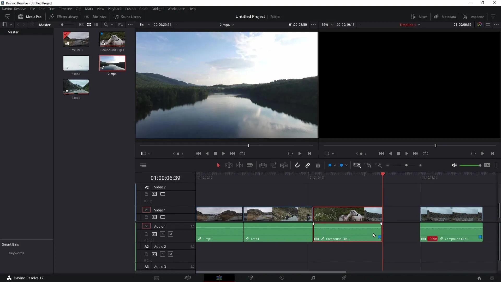 Podrobný návod k nástrojům stránky Editace v programu DaVinci Resolve