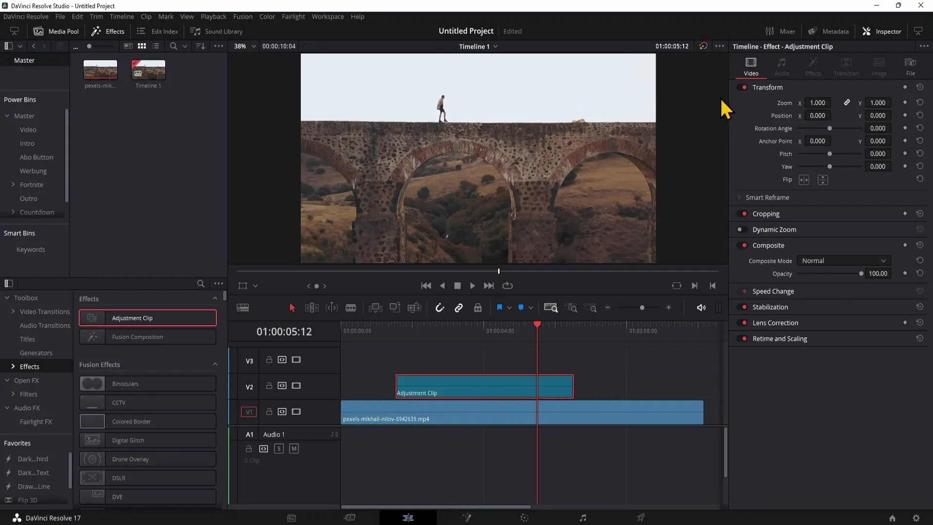 DaVinci Resolve – Optimální využití úpravných klipů