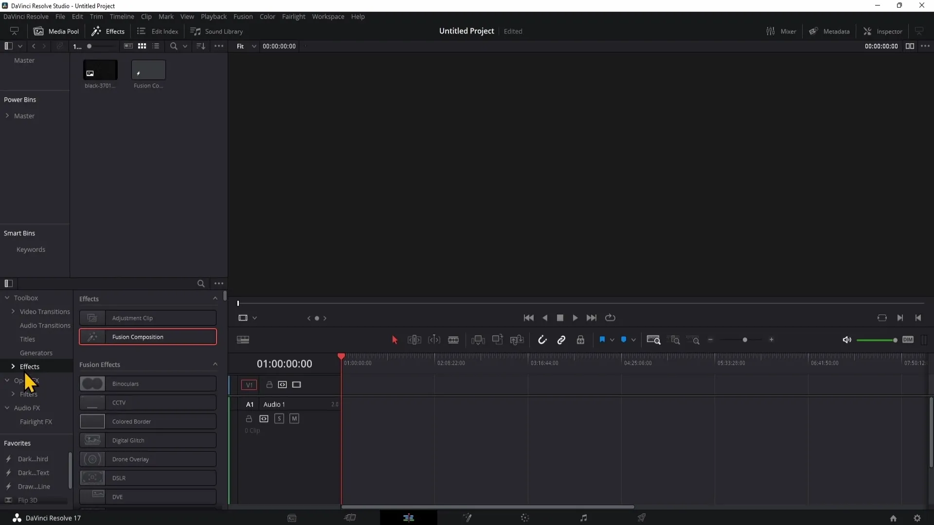 Efektivně využívat kompozici spojení v programu DaVinci Resolve
