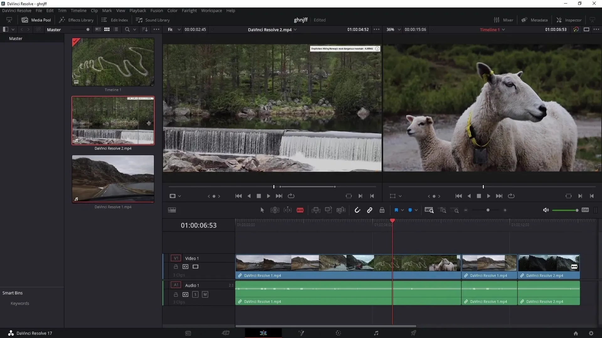 In- und Out-Body v DaVinci Resolve: Kompletní návod