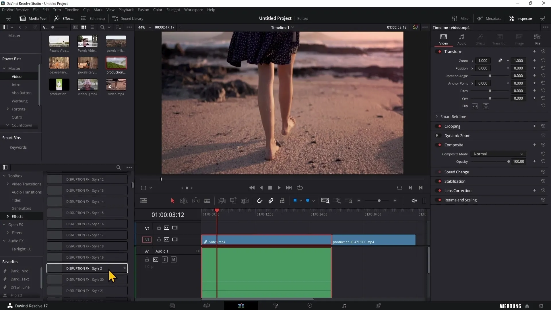 Nejlepší tipy na fúzní efekty v programu DaVinci Resolve