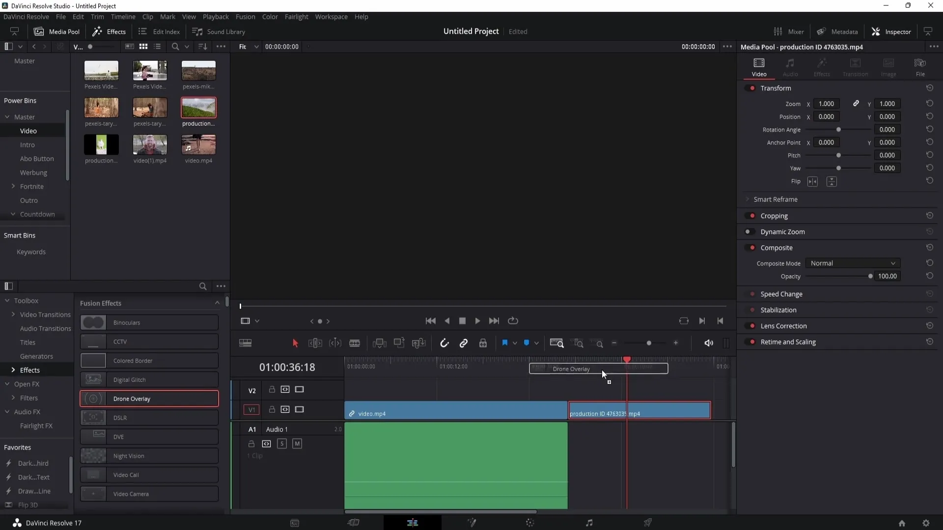 Nejlepší tipy na fúzní efekty v programu DaVinci Resolve