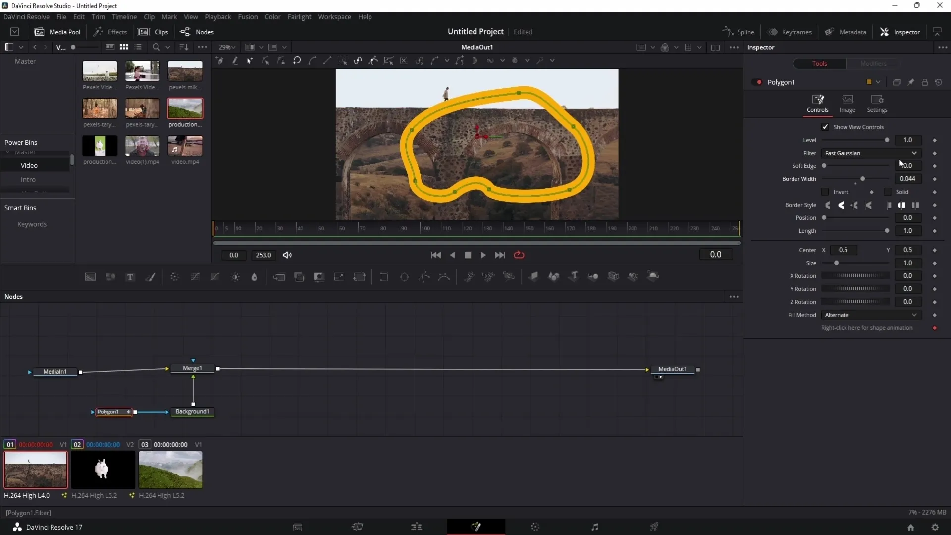Podrobný návod k maskám v programu DaVinci Resolve