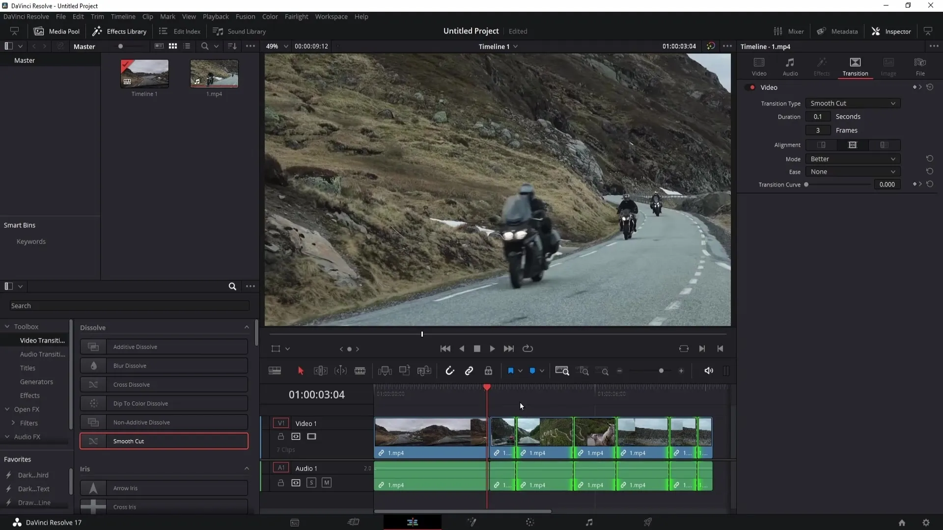 Efektivní využití skokového řezu a plynulého řezu v DaVinci Resolve