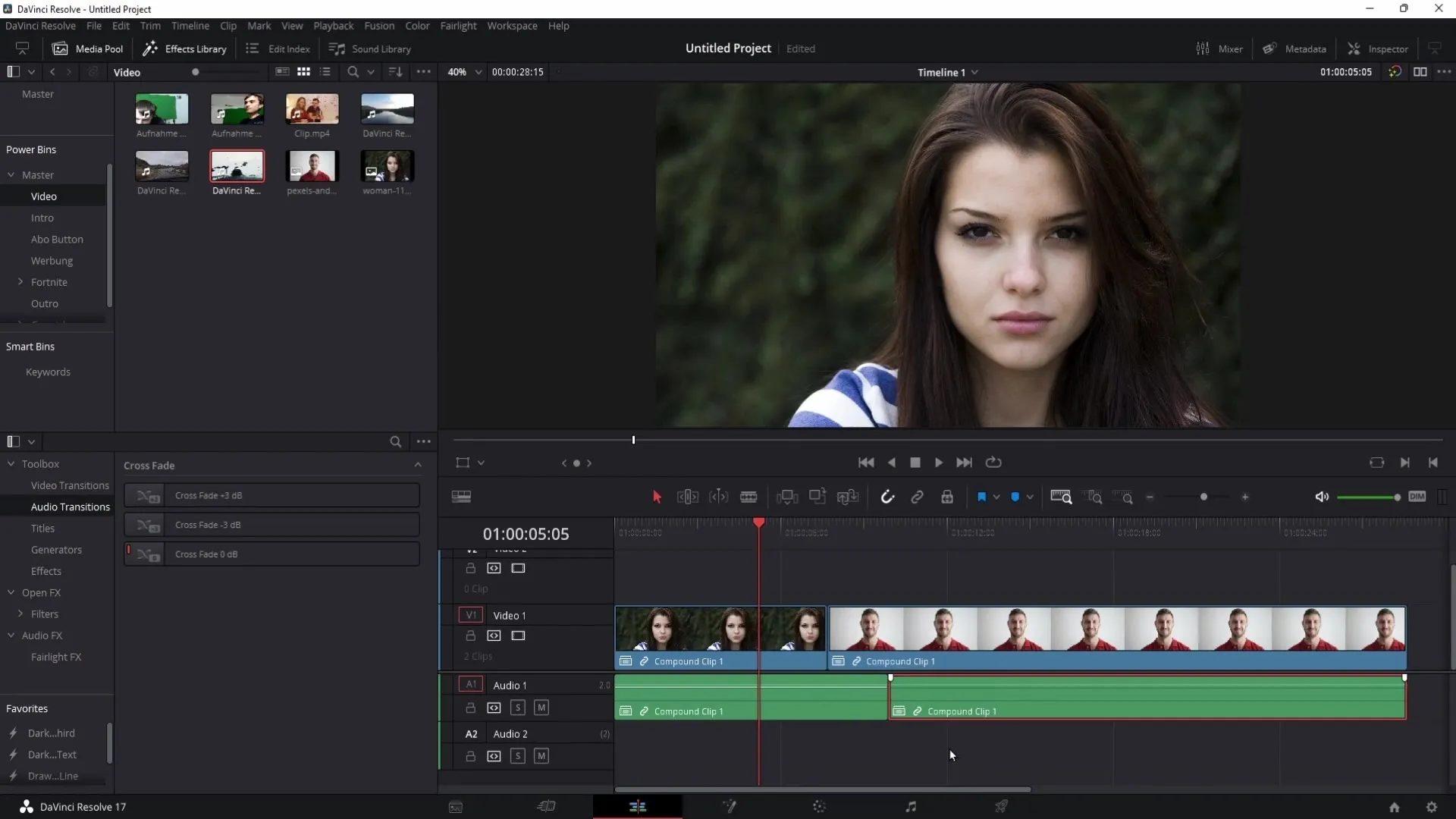 Zvládni J- a L-cuty v programu DaVinci Resolve