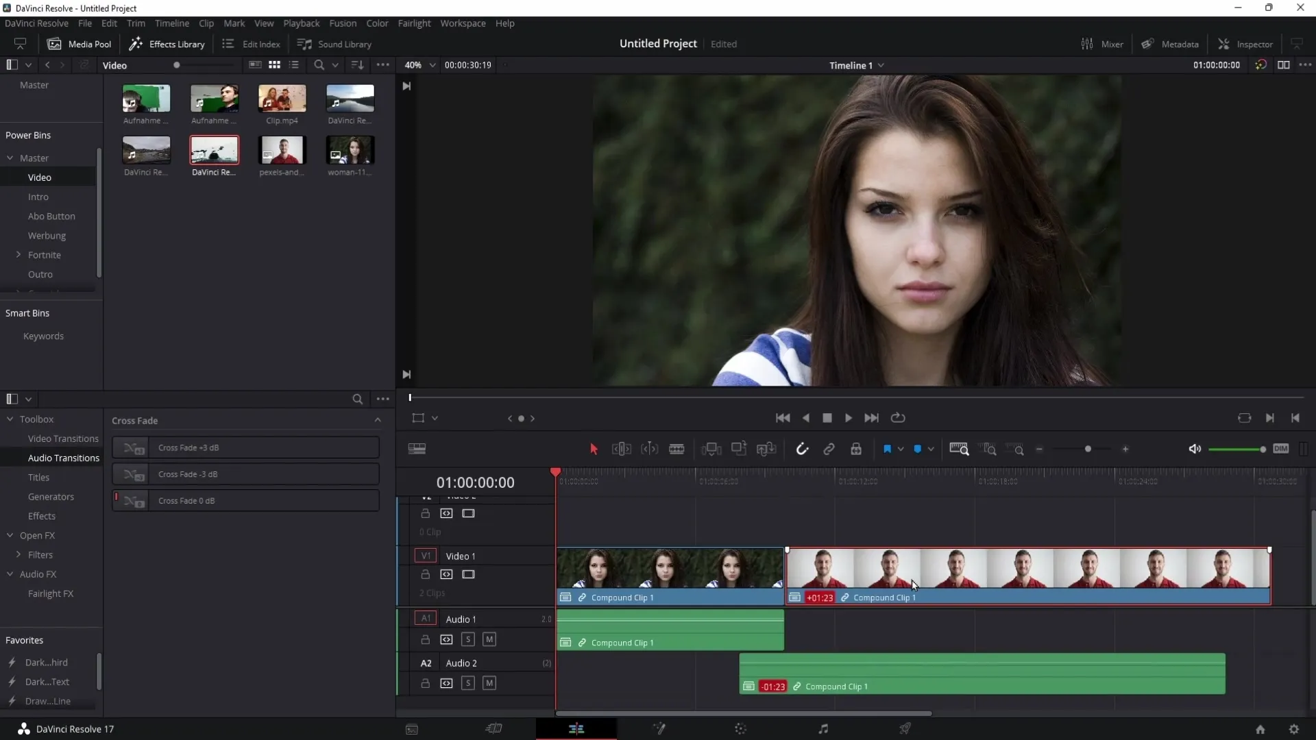 Zvládej J- a L-cuty v programu DaVinci Resolve