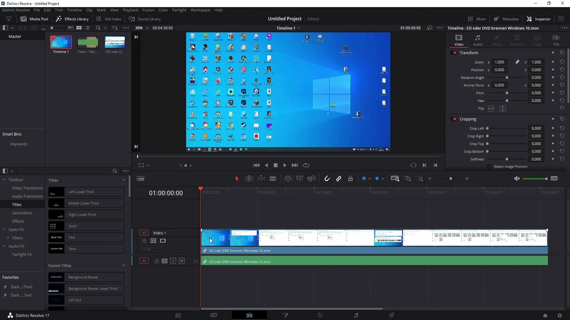 Přidat a upravit hudbu v DaVinci Resolve