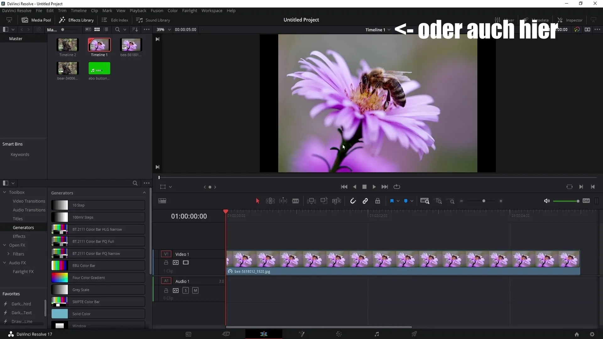 DaVinci Resolve: Průvodce krok za krokem pro tvorbu časových os