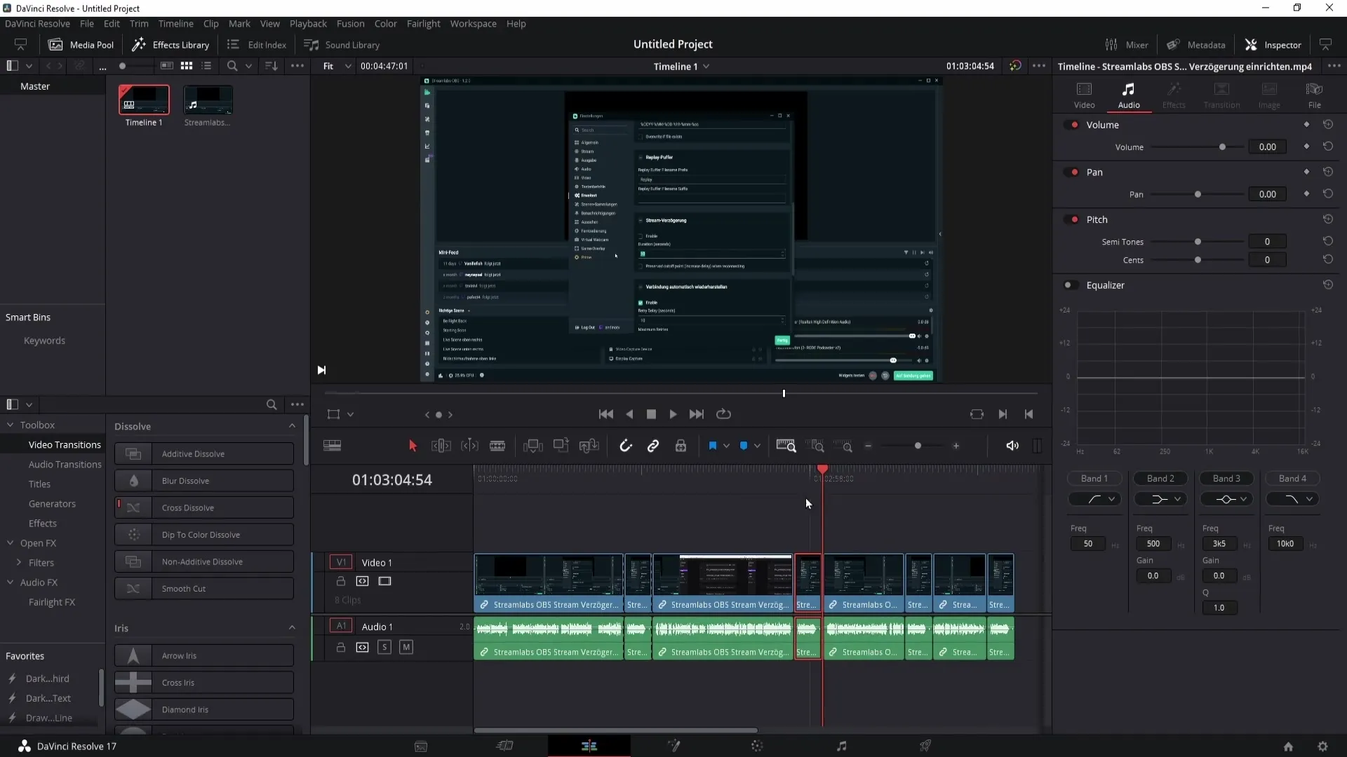 DaVinci Resolve: Duplikace klipu a zvuku snadno proveditelná