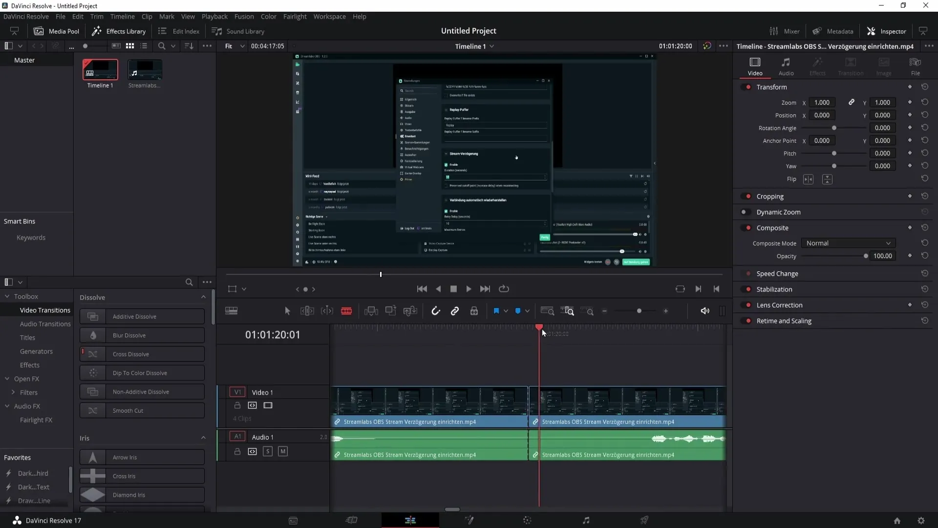 DaVinci Resolve: Duplikování klipů a audia snadno provedeno