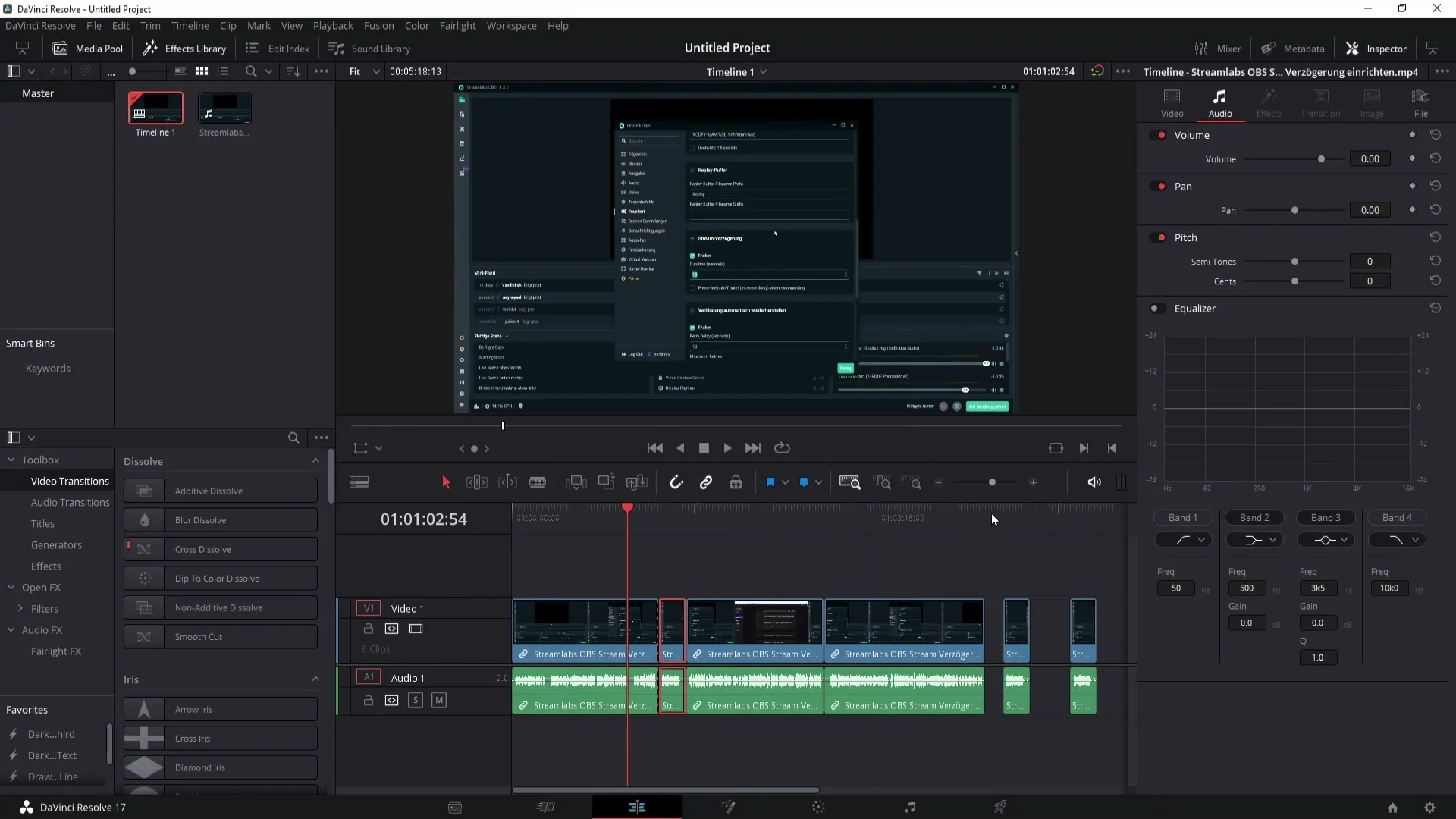 DaVinci Resolve: Kopírování klipů a audia snadno provedeno