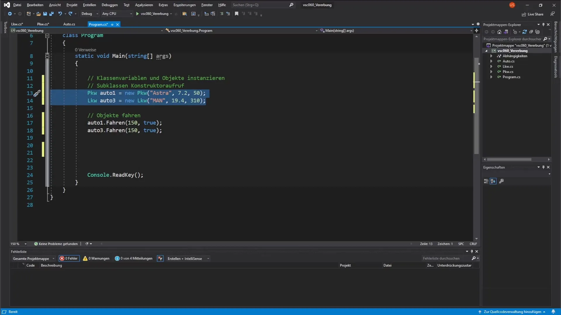 Verstehe Polymorphie in C# an praktischen Beispielen Verstehe Polymorphie in C# an praktischen Beispielen