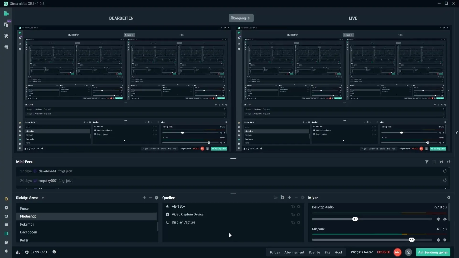 Tastenkürzel in Streamlabs OBS Einrichten Tastenkürzel in Streamlabs OBS Einrichten