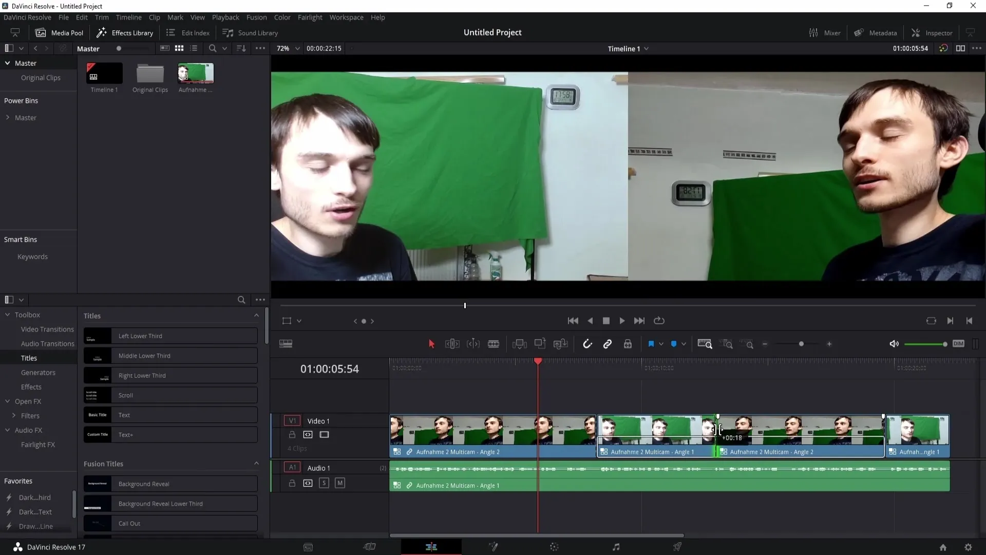 Zvládni střih pomocí MultiCam v programu DaVinci Resolve