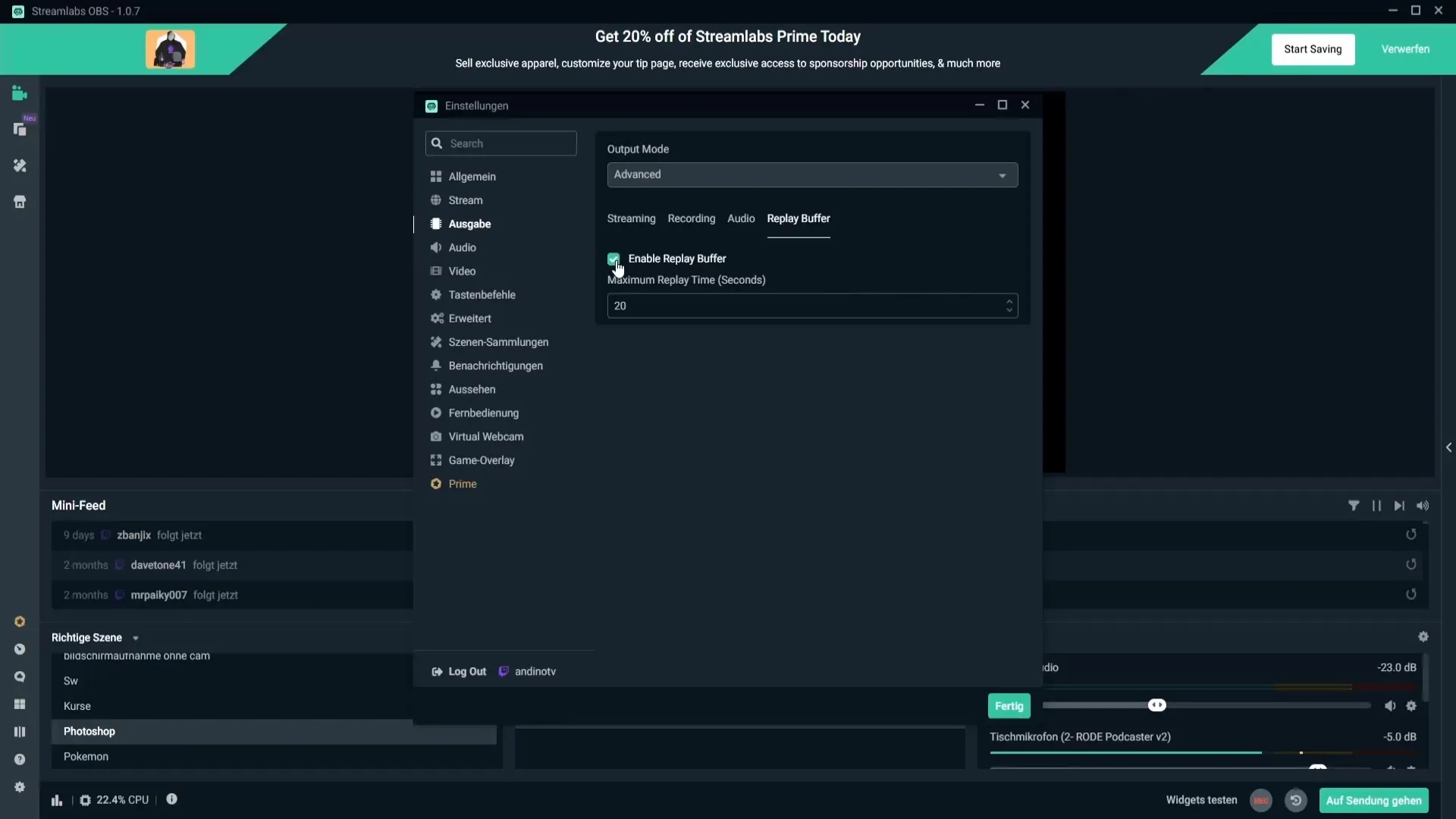 Effektive Anleitung zum Einrichten des Replay-Puffers Effektive Anleitung zum Einrichten des Replay-Puffers