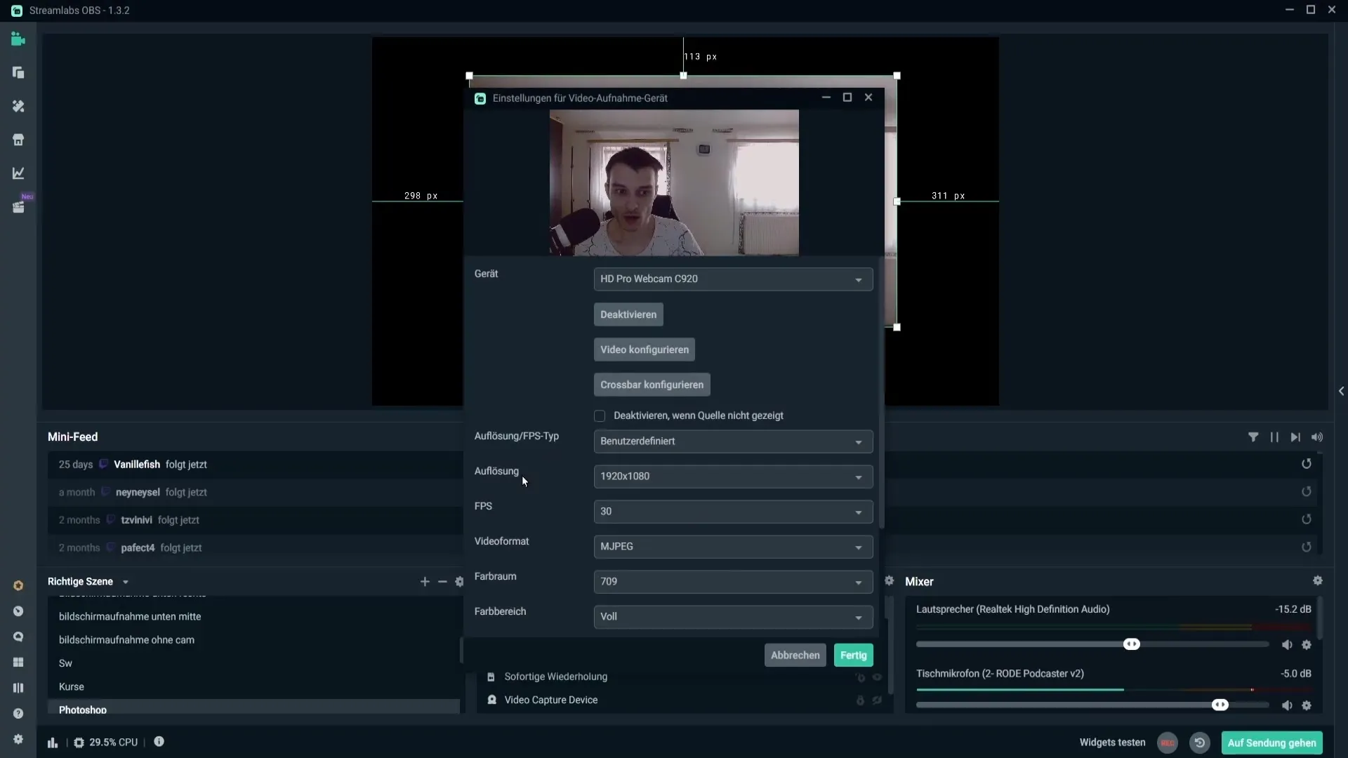 Webcam individuell gestalten Webcam individuell gestalten