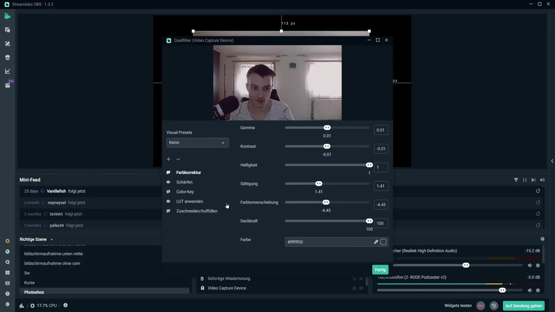 Webcam individuell gestalten Webcam individuell gestalten