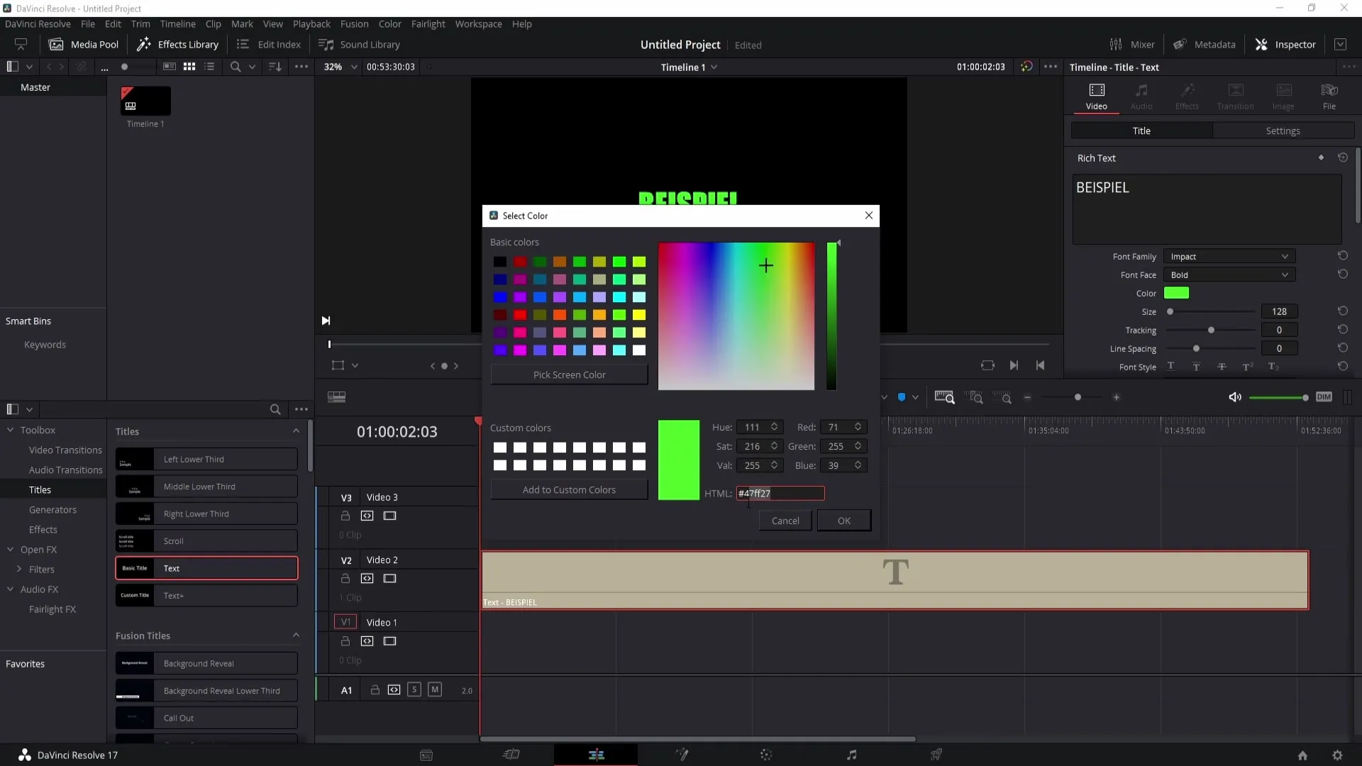 Editace textu v DaVinci Resolve – Tvůj krok za krokem návod
