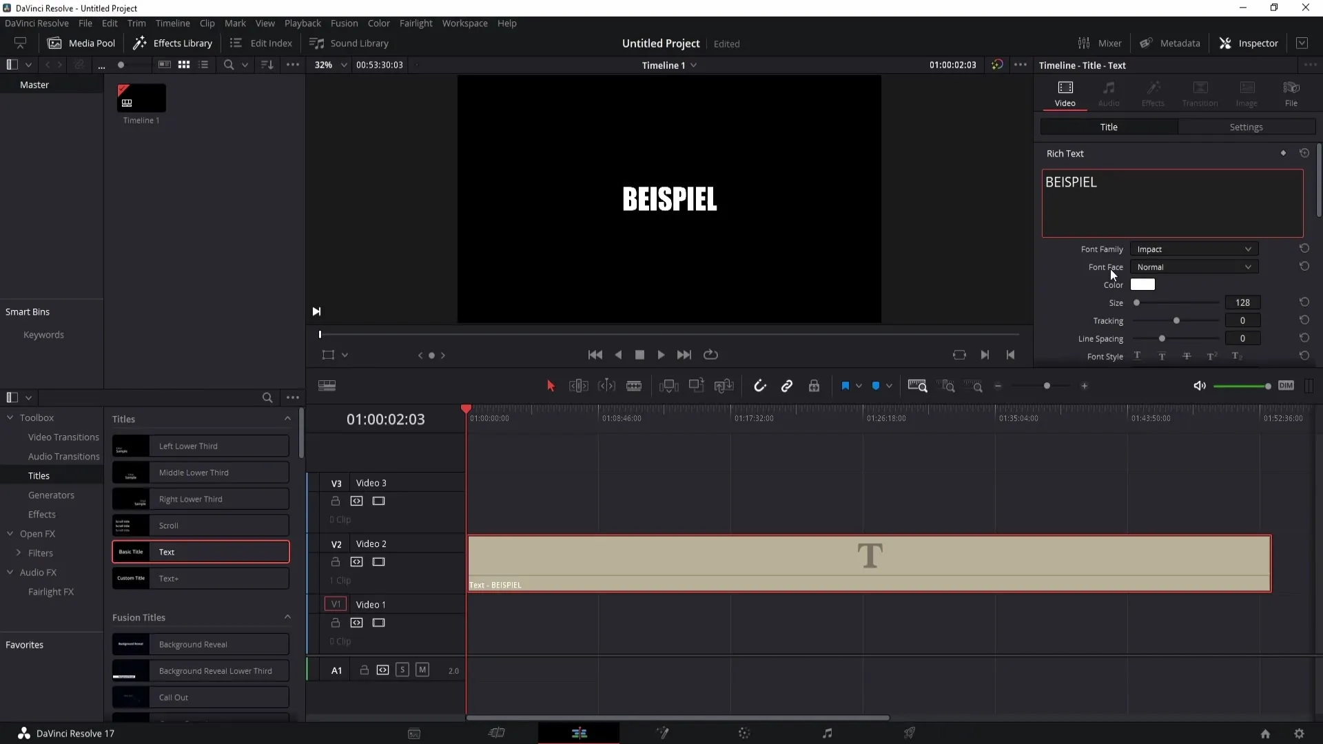 Práce s textem v DaVinci Resolve - Tvůj krok za krokem návod