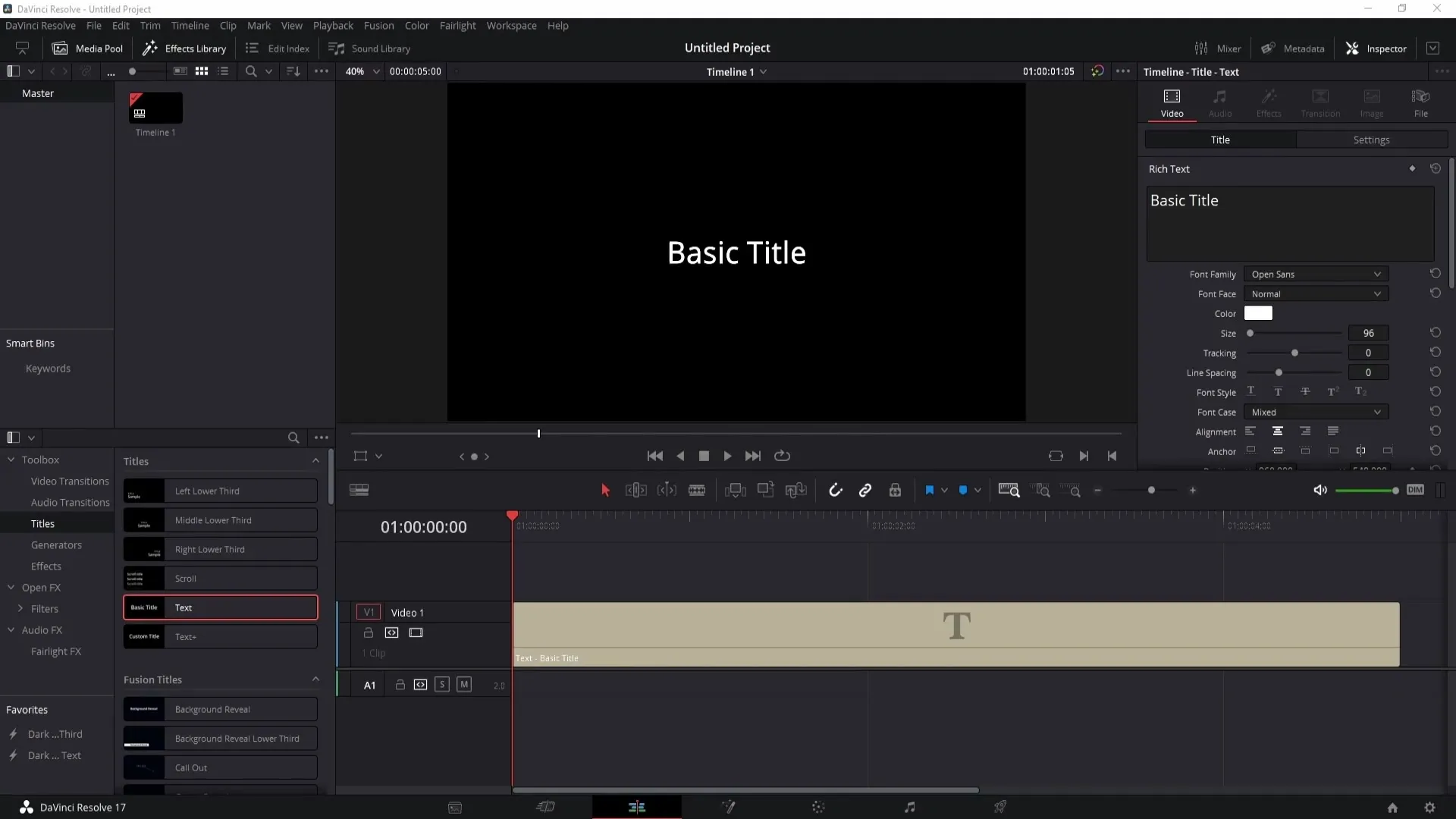 Vytvoření barevného pozadí v programu DaVinci Resolve – Podrobný návod