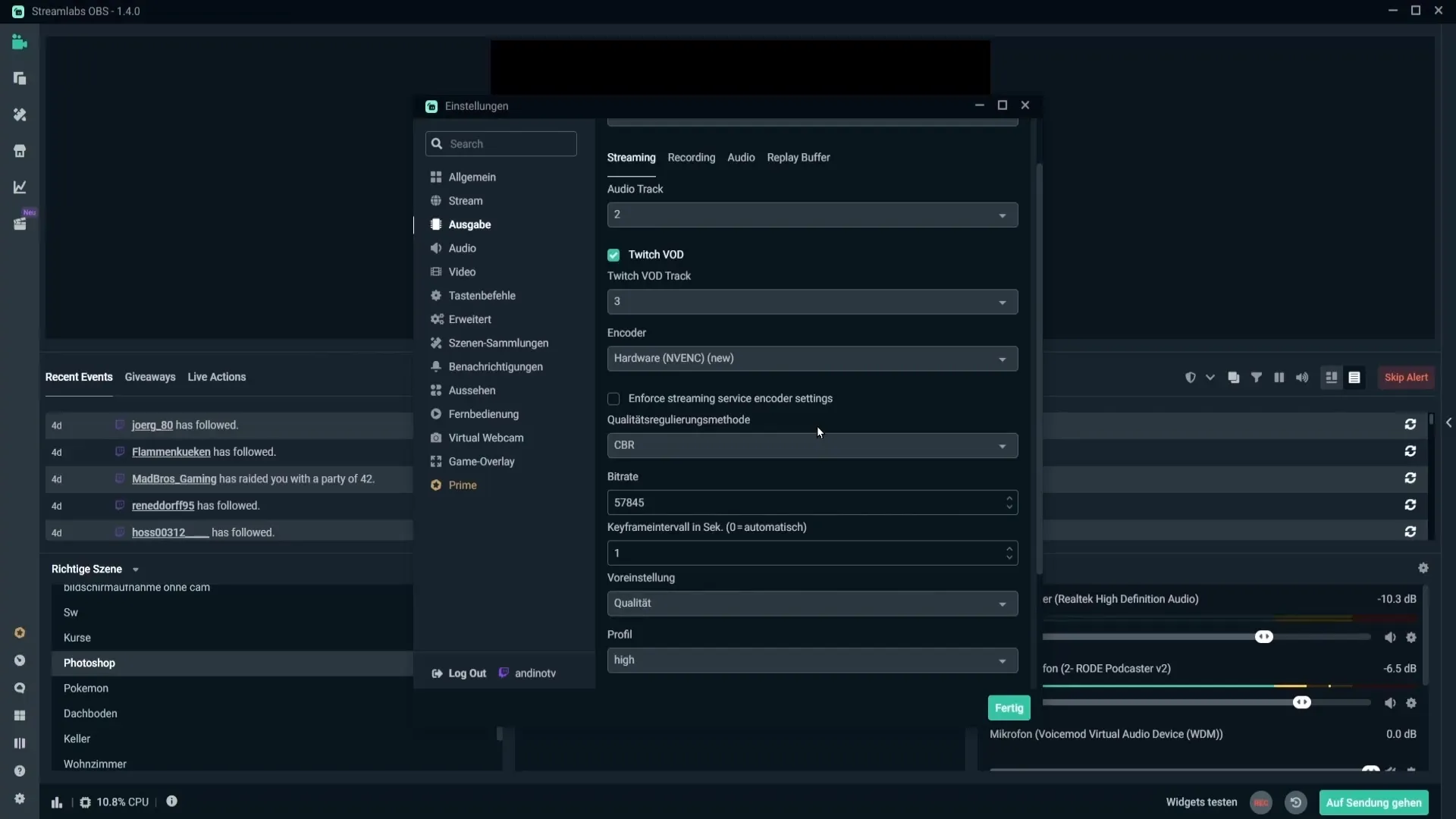 Ausgelassene, verzögerte und übersprungene Frames beim Streamlabs beheben Ausgelassene, verzögerte und übersprungene Frames beim Streamlabs beheben