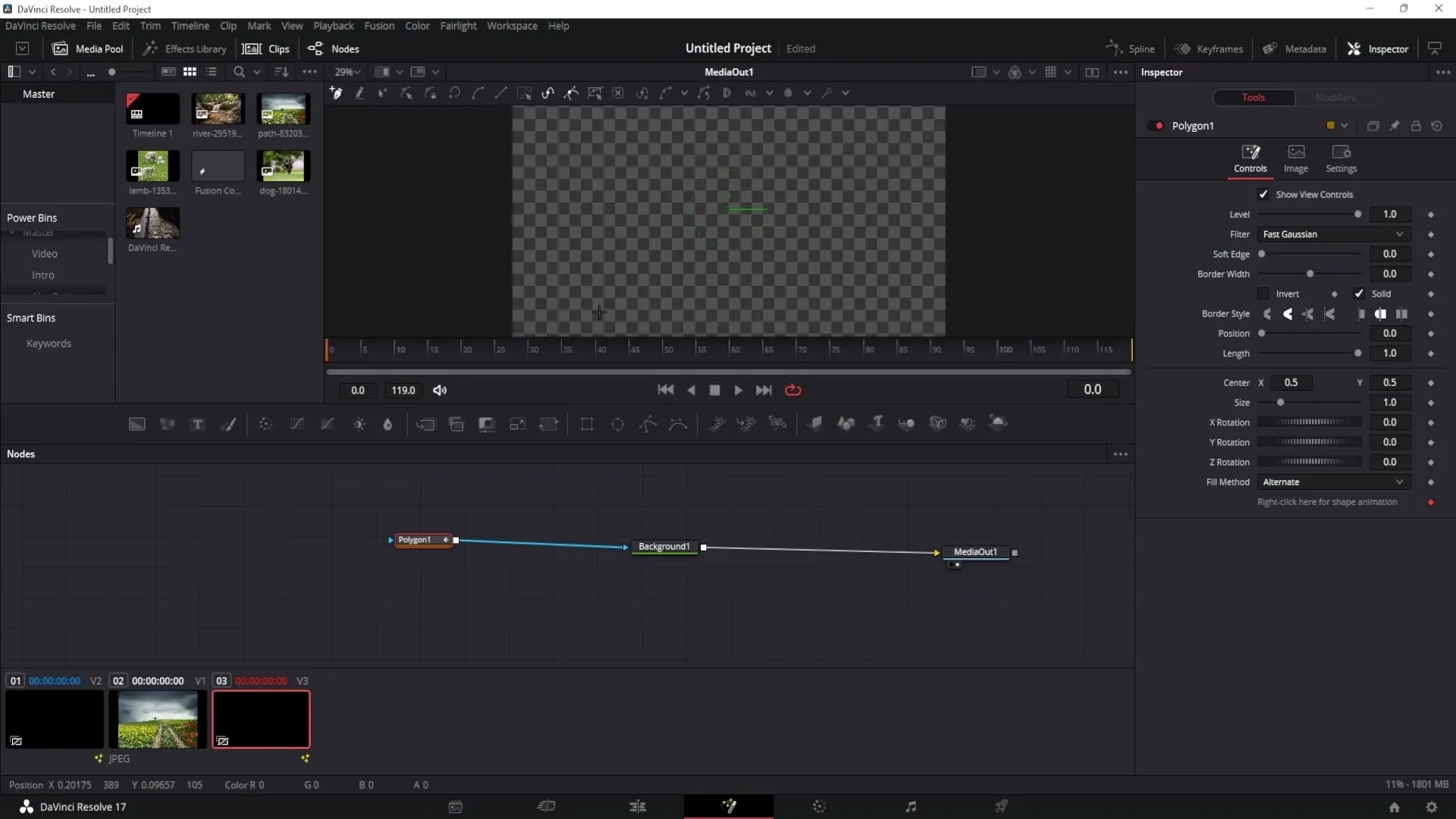 Kreativní tvary v DaVinci Resolve: Podrobný průvodce vytvářením tvarů v oblasti Fusion