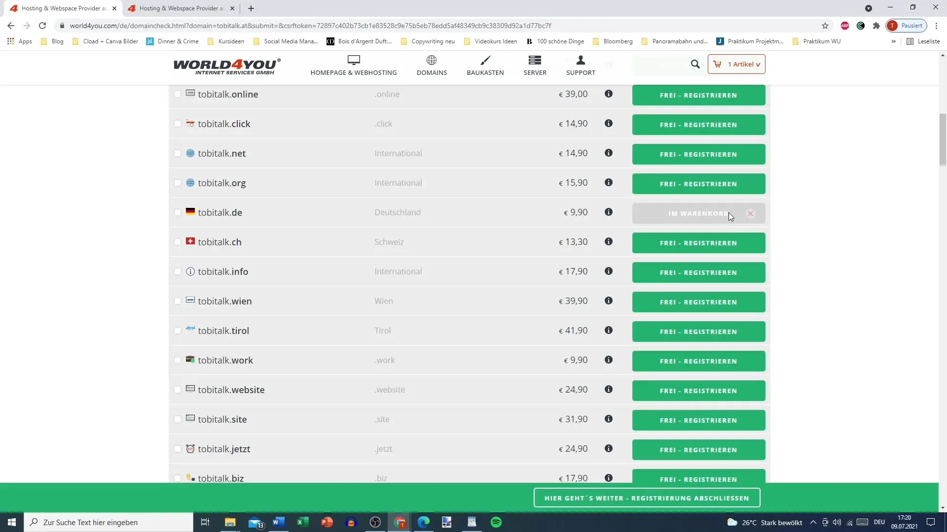 Domain und Hosting bei World for You sichern