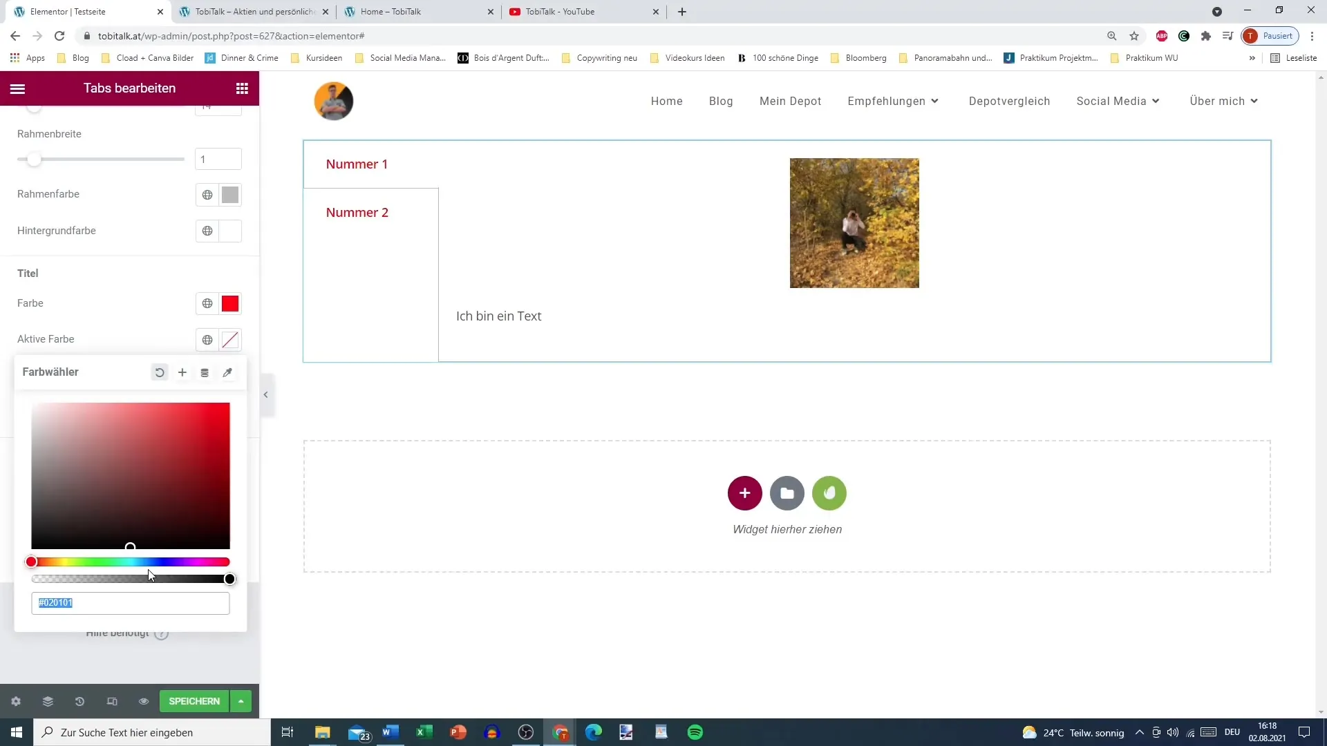Tabs in Elementor für WordPress – Schritt für Schritt Anleitung Tabs in Elementor für WordPress – Schritt für Schritt Anleitung