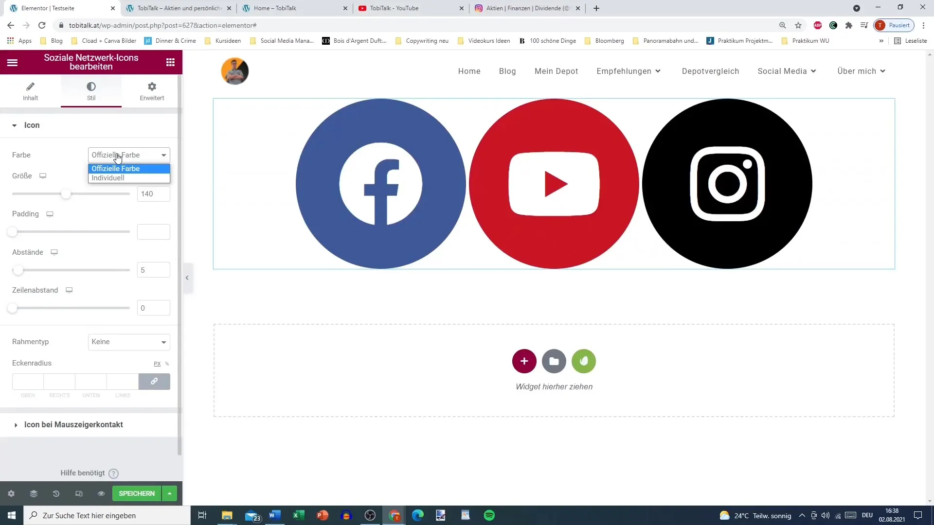 Soziale Netzwerk-Icons erfolgreich in Elementor integrieren Soziale Netzwerk-Icons erfolgreich in Elementor integrieren