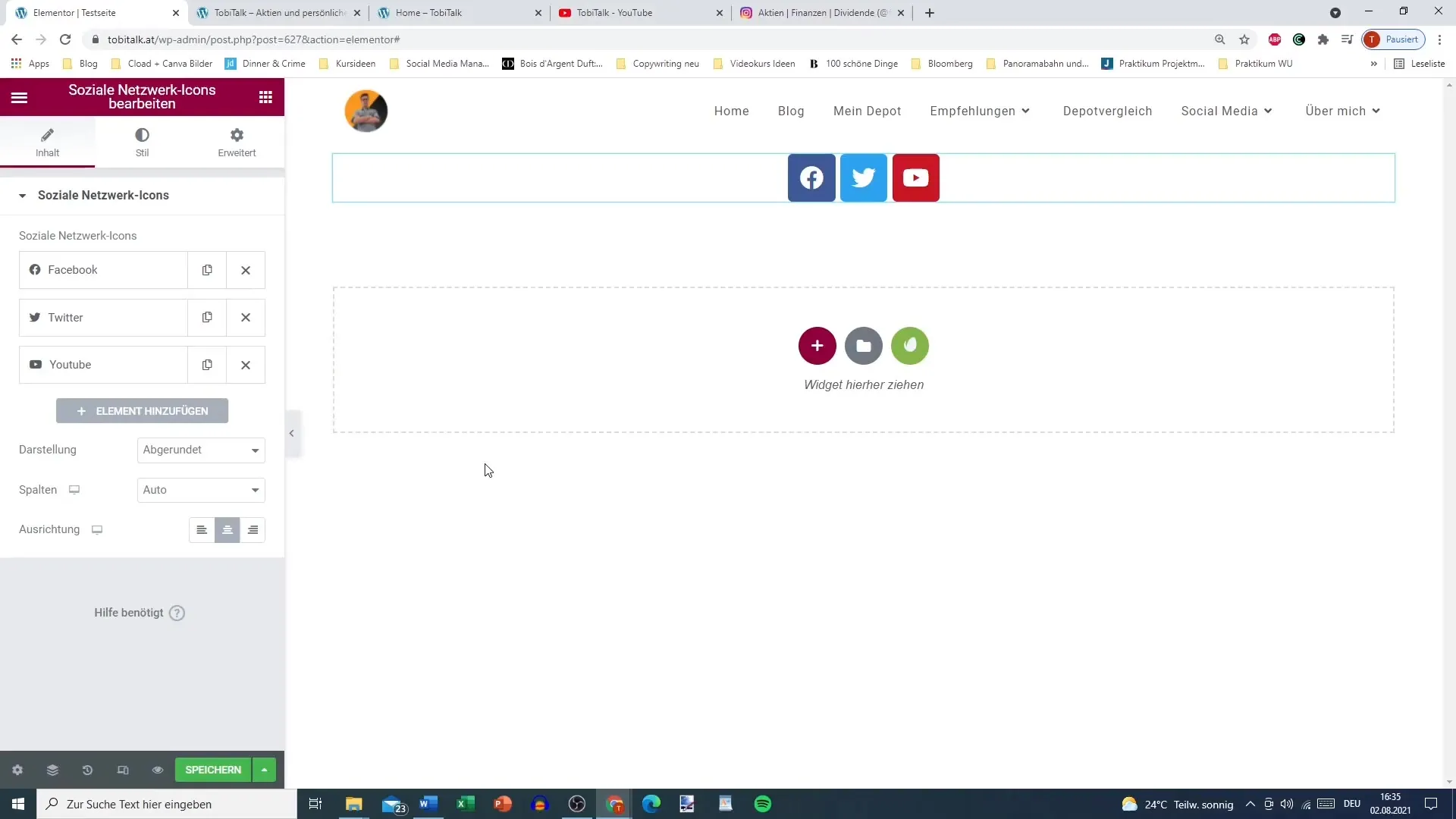 Soziale Netzwerk-Icons erfolgreich in Elementor integrieren Soziale Netzwerk-Icons erfolgreich in Elementor integrieren