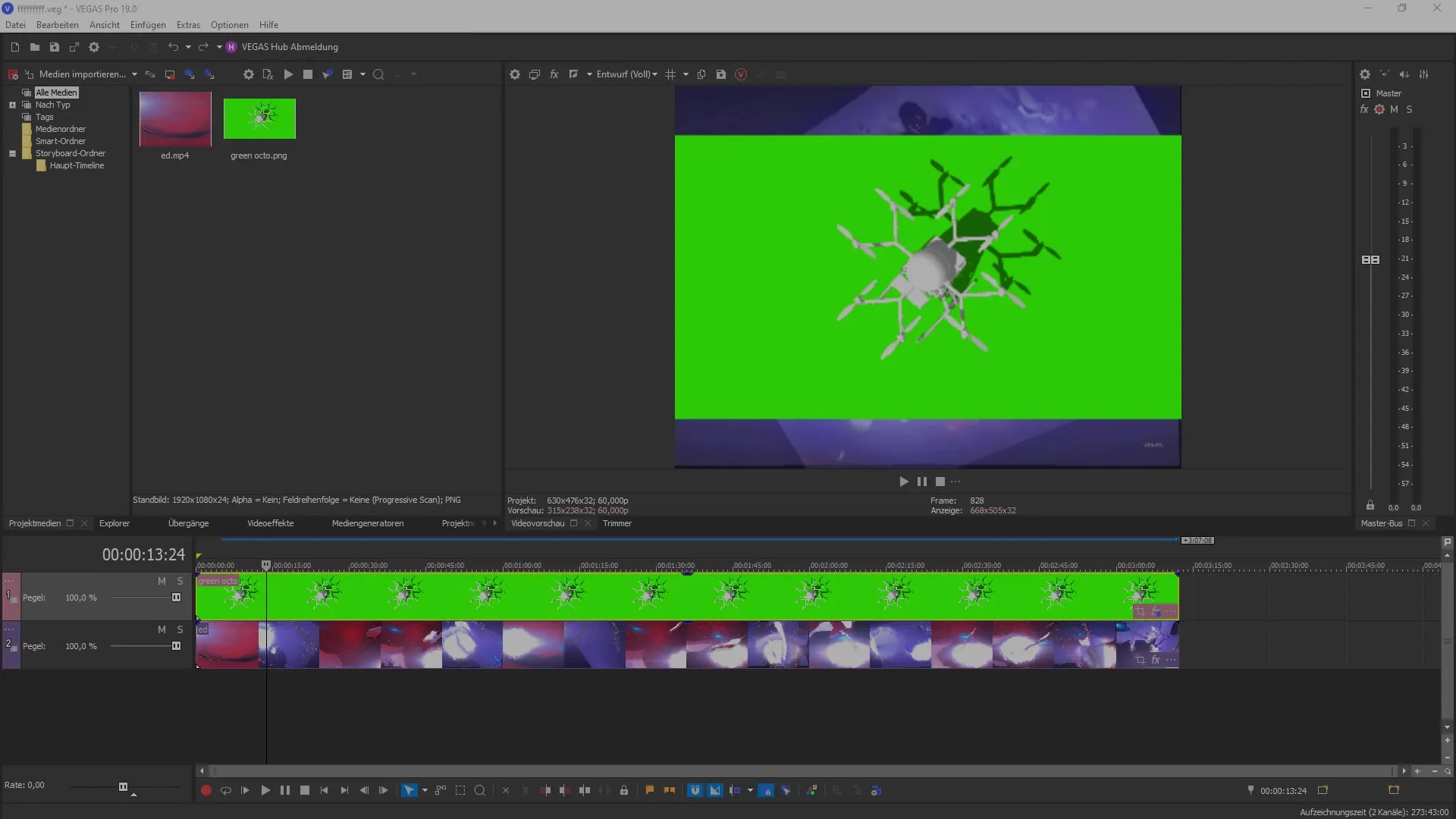 Effektiver Einsatz von Boris FX Primatte Studio in MAGIX VEGAS Pro 19