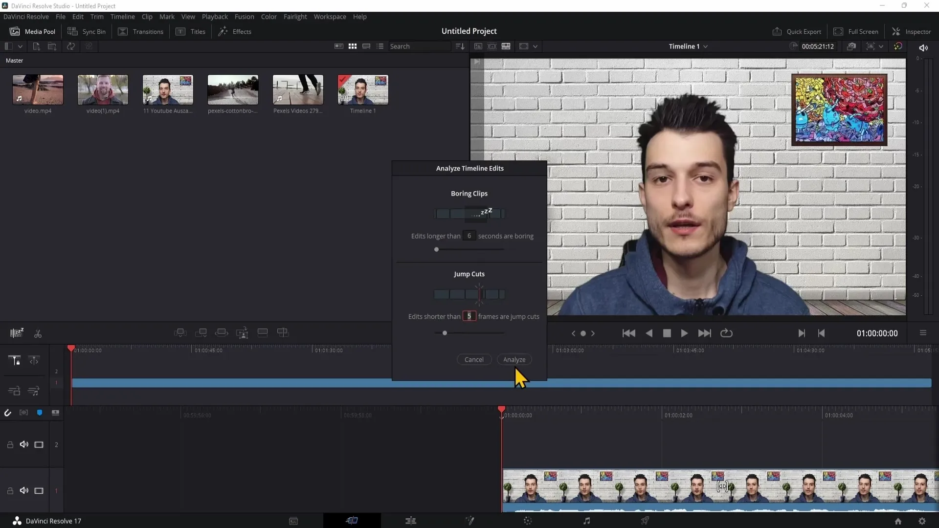 Detektor nudy v programu DaVinci Resolve - tipy pro zlepšení vašich videí pomocí dynamických efektů