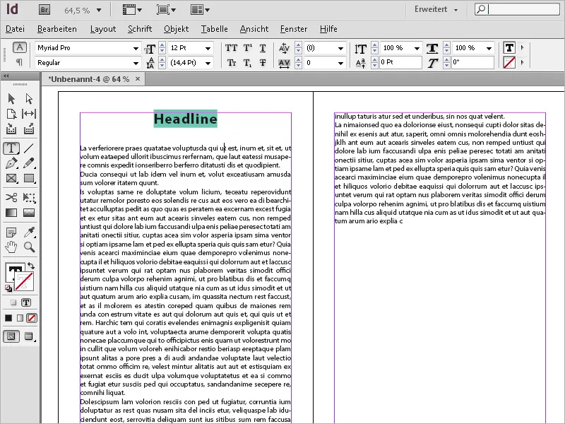 Προεπιλεγμένες ρυθμίσεις στο Adobe InDesign