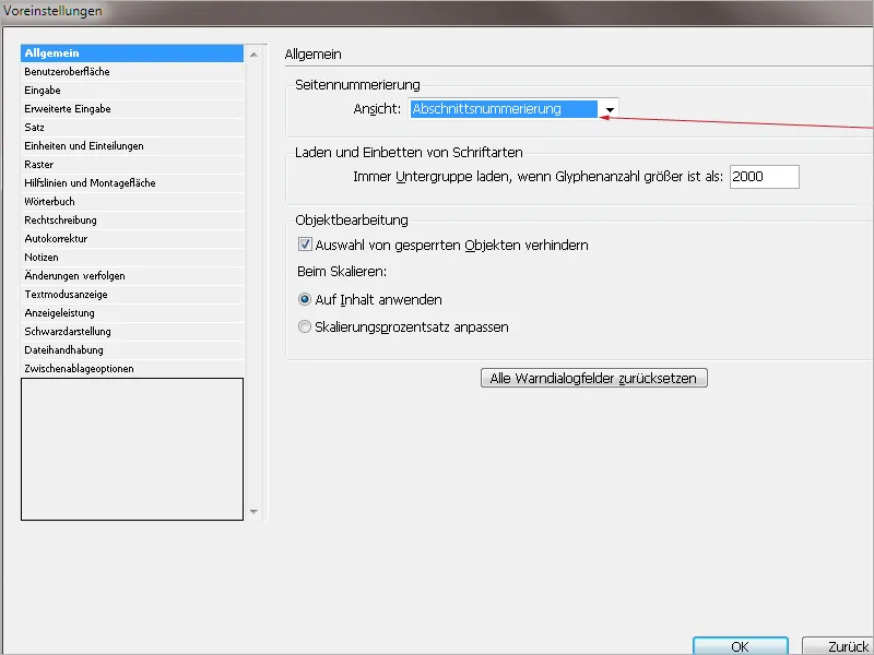 Προεπιλεγμένες ρυθμίσεις στο Adobe InDesign