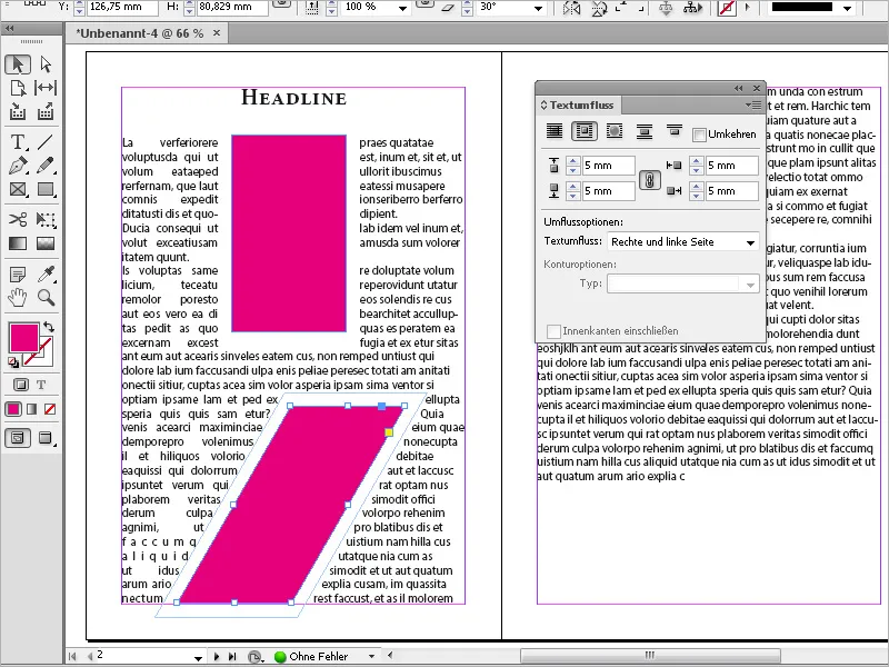 Προεπιλεγμένες ρυθμίσεις στο Adobe InDesign