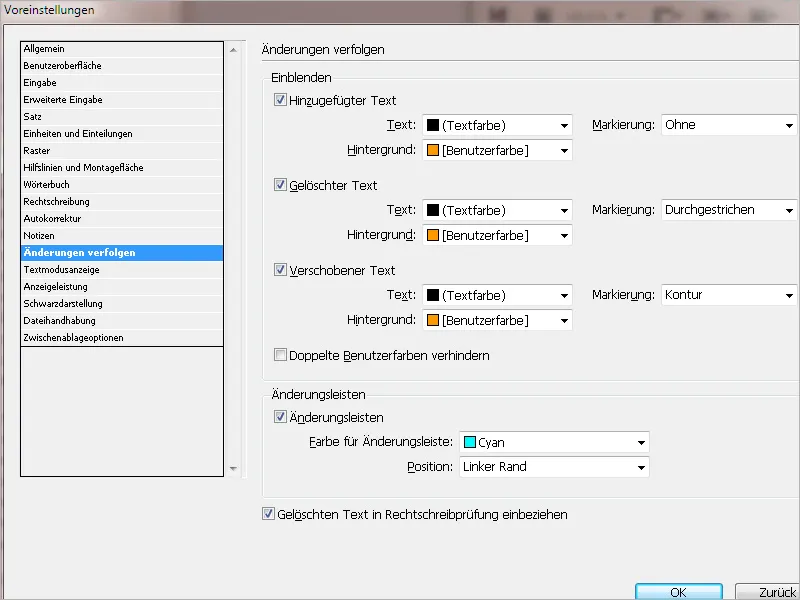 Προεπιλεγμένες ρυθμίσεις στο Adobe InDesign