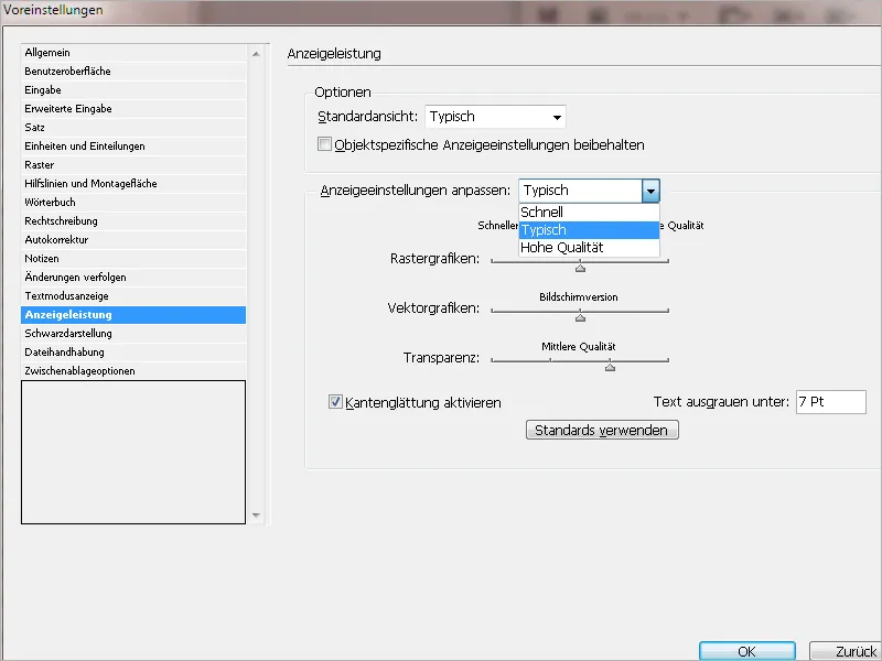 Προεπιλεγμένες ρυθμίσεις στο Adobe InDesign